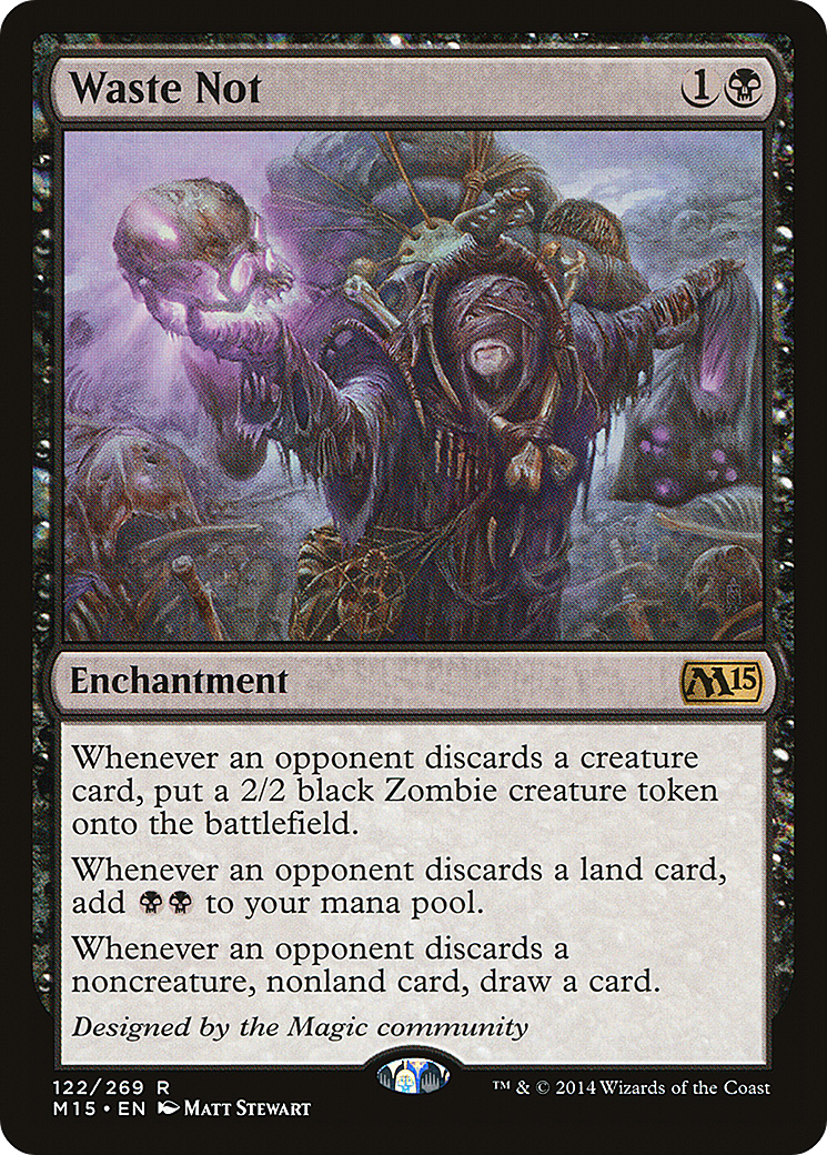 Magic 2015 - (M15-122) - Waste Not Foil
