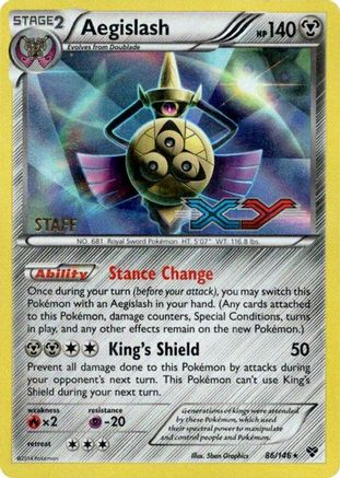XY Promos 086/146 Aegislash - Holofoil - Promo