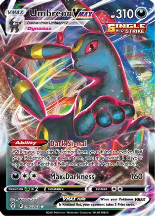 SWSH07 Evolving Skies 095/203 Umbreon VMAX - Holofoil - Ultra Rare