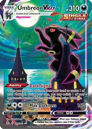 SWSH07 Evolving Skies 215/203 Umbreon VMAX (Alternate Art Secret) - Holofoil - Secret Rare