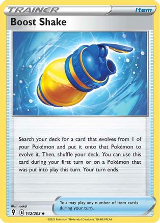 SWSH07 Evolving Skies 142/203 Boost Shake - Uncommon