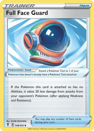SWSH07 Evolving Skies 148/203 Full Face Guard - Uncommon