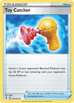 SWSH07 Evolving Skies 163/203 Toy Catcher - Reverse Holofoil - Uncommon