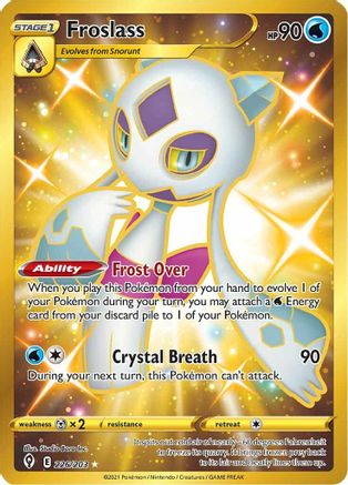 SWSH07 Evolving Skies 226/203 Froslass (Secret) - Holofoil - Secret Rare