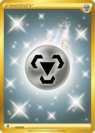 SWSH07 Evolving Skies 237/203 Metal Energy (Secret) - Holofoil - Secret Rare