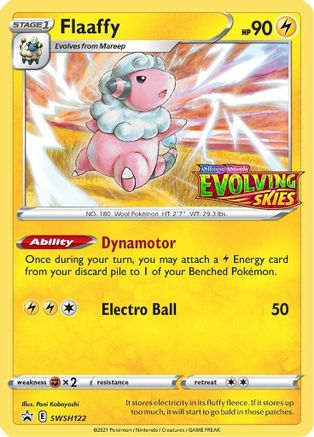 SWSH Sword & Shield Promo Cards SWSH122 Flaaffy - Holofoil - Promo