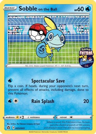 Miscellaneous Cards & Products 005/005 Sobble on the Ball - Promo
