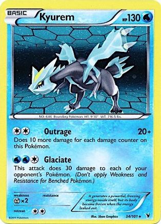 Miscellaneous Cards & Products 034/101 Kyurem - Holofoil - Promo