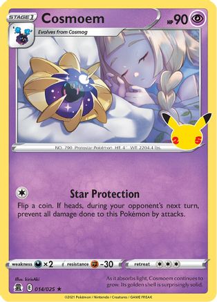 Celebrations 014/025 Cosmoem - Holofoil - Holo Rare