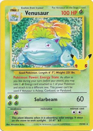 Celebrations Classic Collection 015/102 Venusaur - Holofoil - Classic Collection
