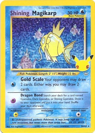Celebrations Classic Collection 066/64 Shining Magikarp - Holofoil - Classic Collection