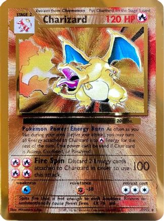 Miscellaneous Cards & Products 004/102 Charizard (Celebrations Metal Card) - Holofoil - Promo