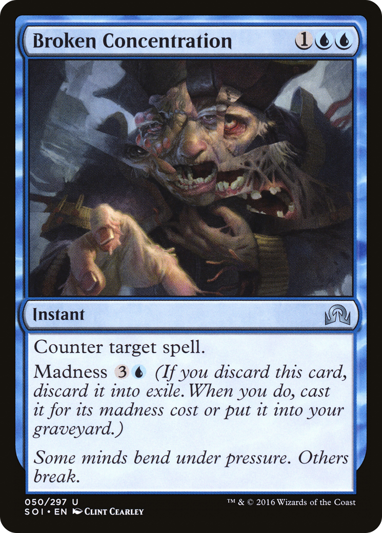 Shadows over Innistrad - (SOI-050) - Broken Concentration Foil
