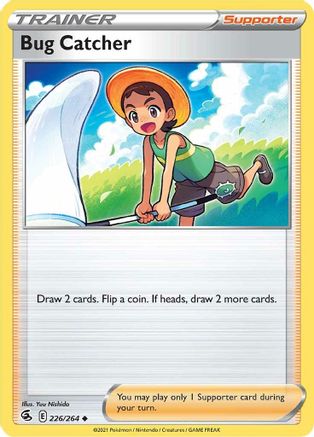 SWSH08 Fusion Strike 226/264 Bug Catcher - Reverse Holofoil - Uncommon