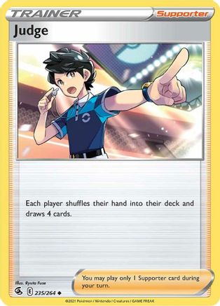 SWSH08 Fusion Strike 235/264 Judge - Reverse Holofoil - Uncommon