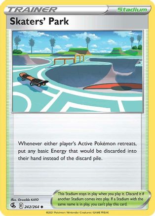 SWSH08 Fusion Strike 242/264 Skaters' Park - Reverse Holofoil - Uncommon
