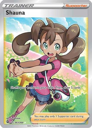 SWSH08 Fusion Strike 263/264 Shauna (Full Art) - Holofoil - Ultra Rare
