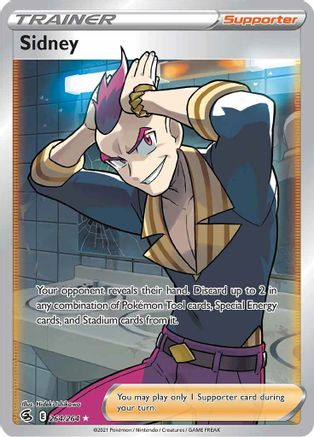 SWSH08 Fusion Strike 264/264 Sidney (Full Art) - Holofoil - Ultra Rare