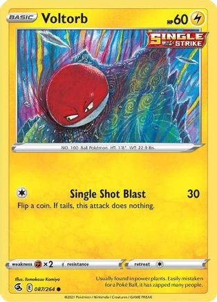 SWSH08 Fusion Strike 087/264 Voltorb - Common