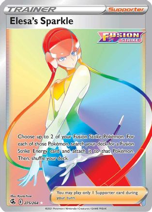 SWSH08 Fusion Strike 275/264 Elesa's Sparkle (Secret) - Holofoil - Secret Rare