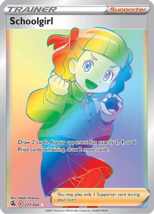 SWSH08 Fusion Strike 277/264 Schoolgirl (Secret) - Holofoil - Secret Rare