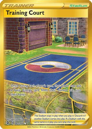 SWSH08 Fusion Strike 282/264 Training Court (Secret) - Holofoil - Secret Rare