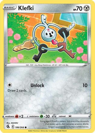 SWSH08 Fusion Strike 186/264 Klefki - Common