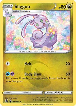 SWSH08 Fusion Strike 196/264 Sliggoo - Uncommon