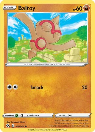 SWSH08 Fusion Strike 144/264 Baltoy - Common