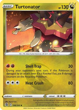 SWSH08 Fusion Strike 198/264 Turtonator - Uncommon