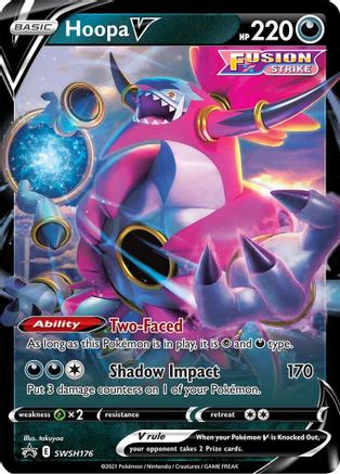 SWSH Sword & Shield Promo Cards SWSH176 Hoopa V - Holofoil - Promo