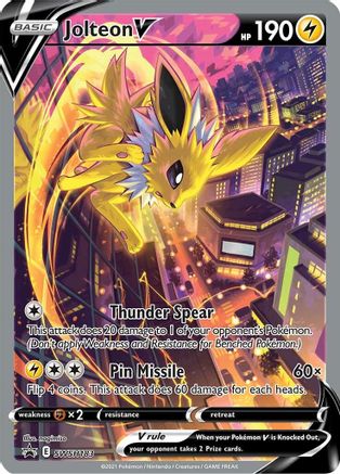SWSH Sword & Shield Promo Cards SWSH183 Jolteon V - Holofoil - Promo