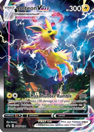 SWSH Sword & Shield Promo Cards SWSH184 Jolteon VMAX - Holofoil - Promo