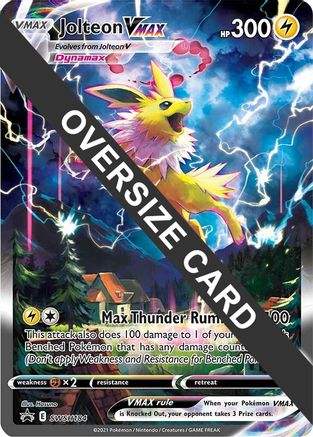 Jumbo Cards Jolteon VMAX - SWSH184 - Holofoil - Promo