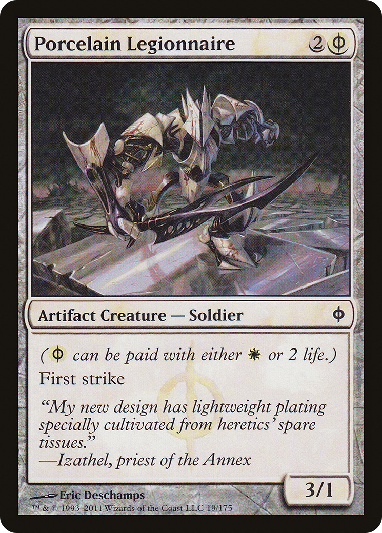 New Phyrexia - (NPH-019) - Porcelain Legionnaire