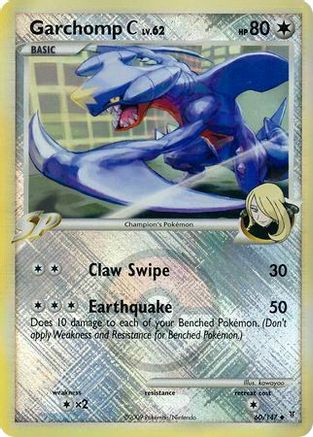 League & Championship Cards /147 Garchomp C - 60/147 (League Promo) - Reverse Holofoil - Promo