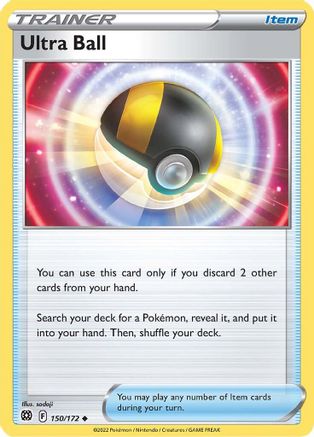 SWSH09 Brilliant Stars 150/172 Ultra Ball - Uncommon