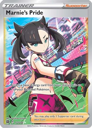 SWSH09 Brilliant Stars 171/172 Marnie's Pride (Full Art) - Holofoil - Ultra Rare