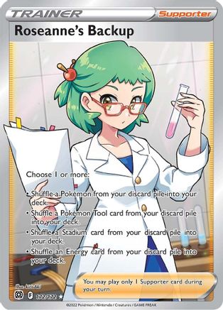 SWSH09 Brilliant Stars 172/172 Roseanne's Backup (Full Art) - Holofoil - Ultra Rare
