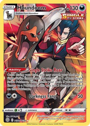 SWSH09 Brilliant Stars Trainer Gallery TG10/TG30 Houndoom - Holofoil - Ultra Rare