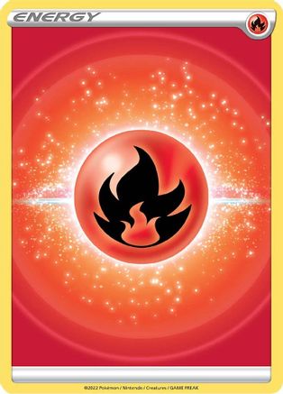 SWSH09 Brilliant Stars Fire Energy (2022 Unnumbered) - Reverse Holofoil - Common