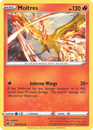 Deck Exclusives 021/172 Moltres - Promo