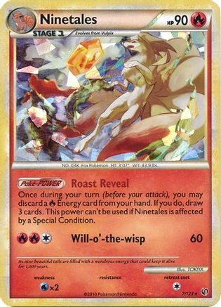 Blister Exclusives /123 Ninetales - 7/123 (Cracked Ice) - Holofoil - Promo