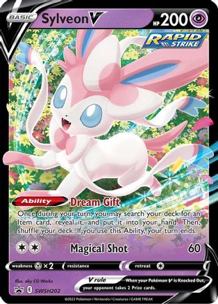 SWSH Sword & Shield Promo Cards SWSH202 Sylveon V - Holofoil - Promo