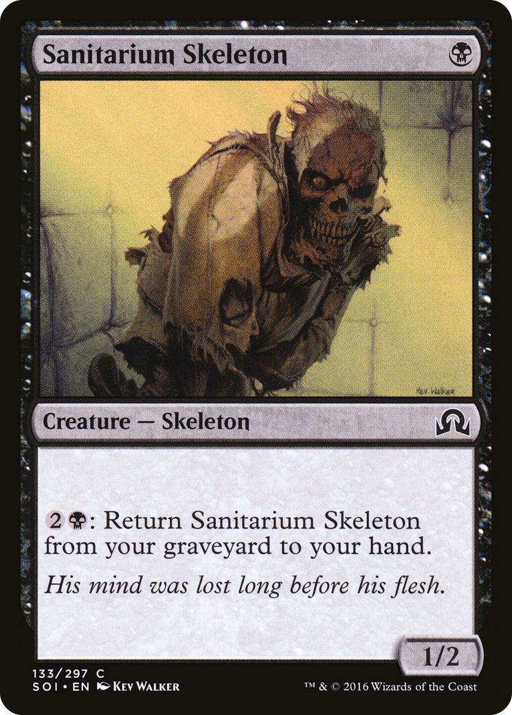 Shadows over Innistrad - (SOI-133) - Sanitarium Skeleton
