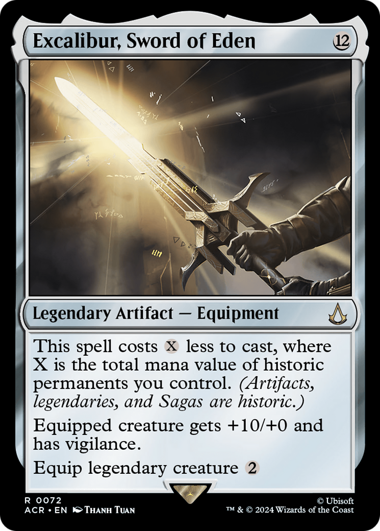 Assassin's Creed - (ACR-072) - Excalibur, Sword of Eden