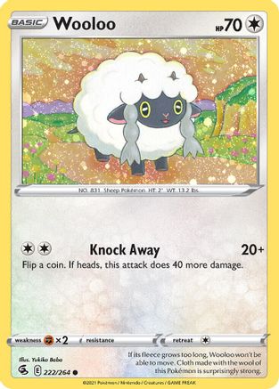 Miscellaneous Cards & Products 222/264 Wooloo - Holofoil - Promo