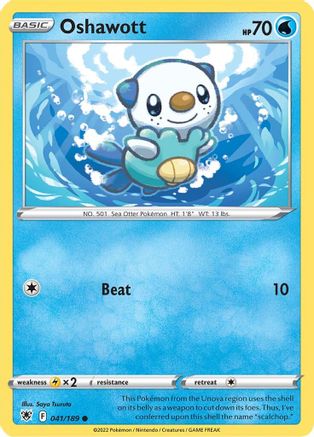 SWSH10 Astral Radiance 041/189 Oshawott - Common