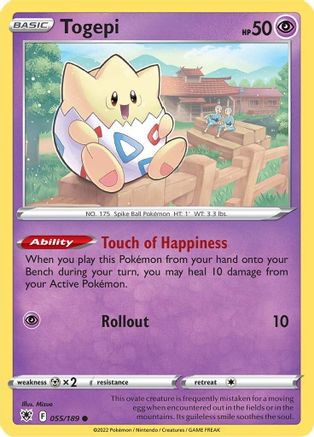 SWSH10 Astral Radiance 055/189 Togepi - Common