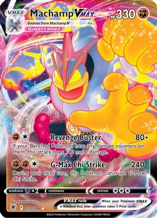 SWSH10 Astral Radiance 073/189 Machamp VMAX - Holofoil - Ultra Rare